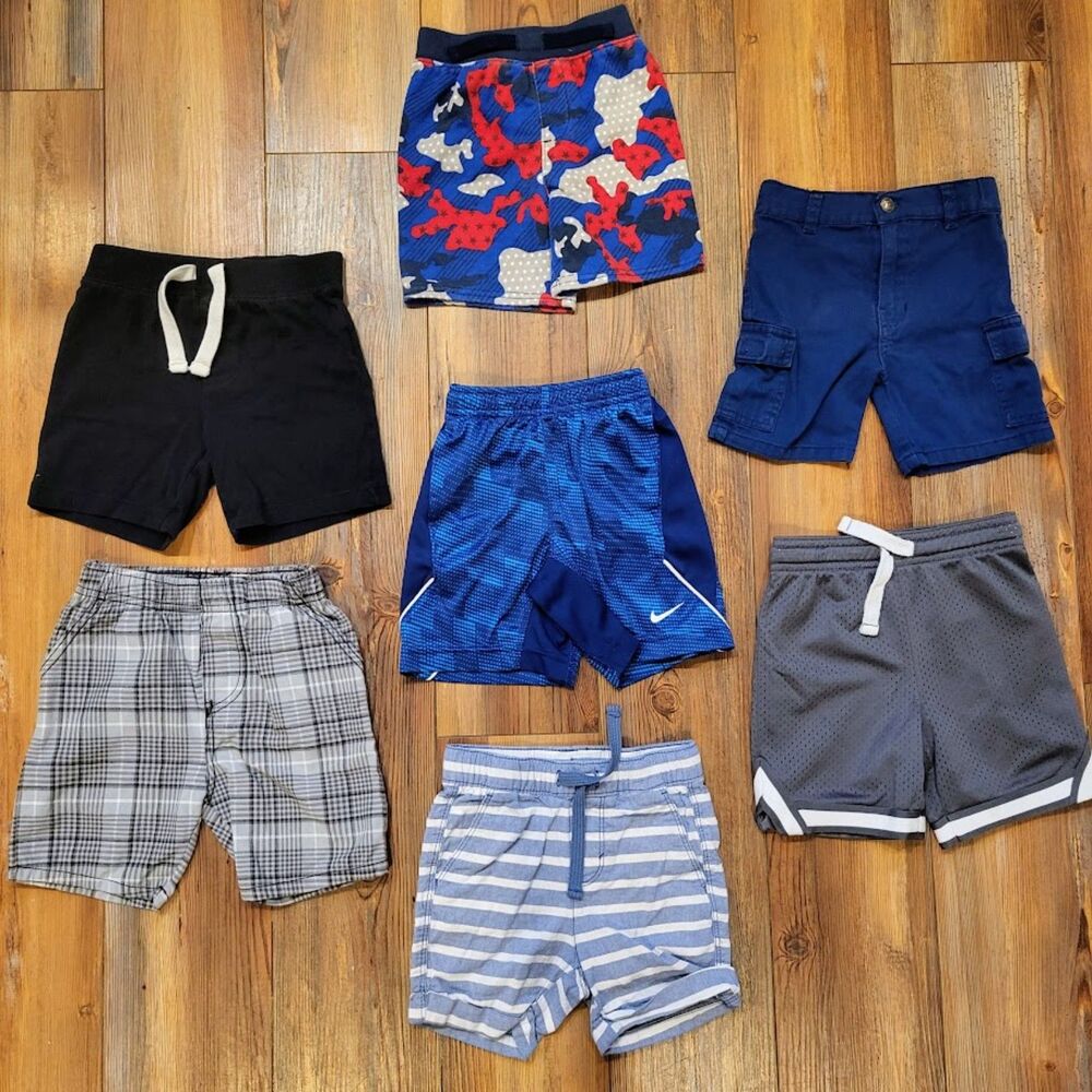 Boys 2T Shorts Lot - 7 Pairs Toddler Spring Summer Bottoms Carters Old Navy More